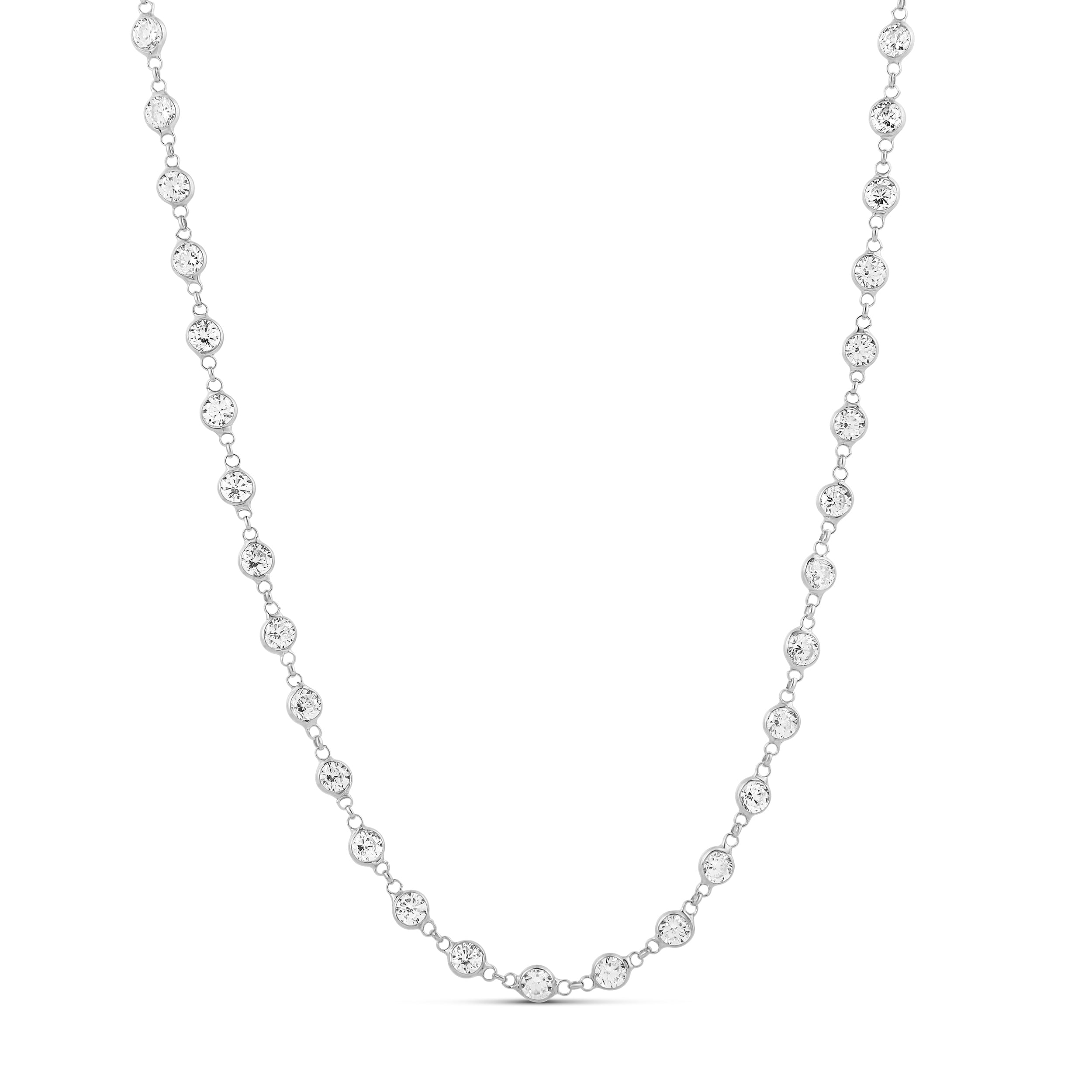 Diamond Station Necklace