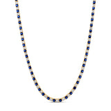 Alternating Color Tennis Necklace