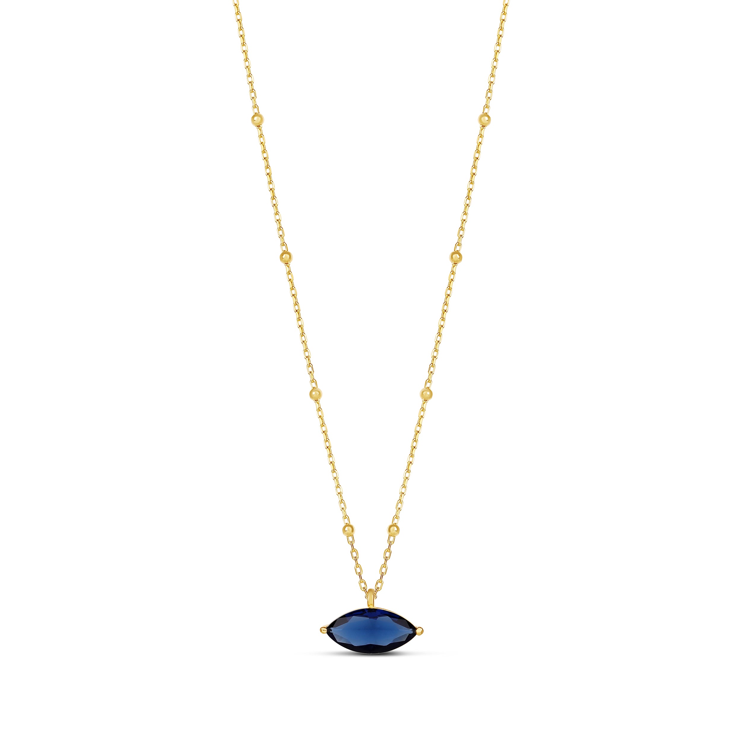 Marquise Station Necklace
