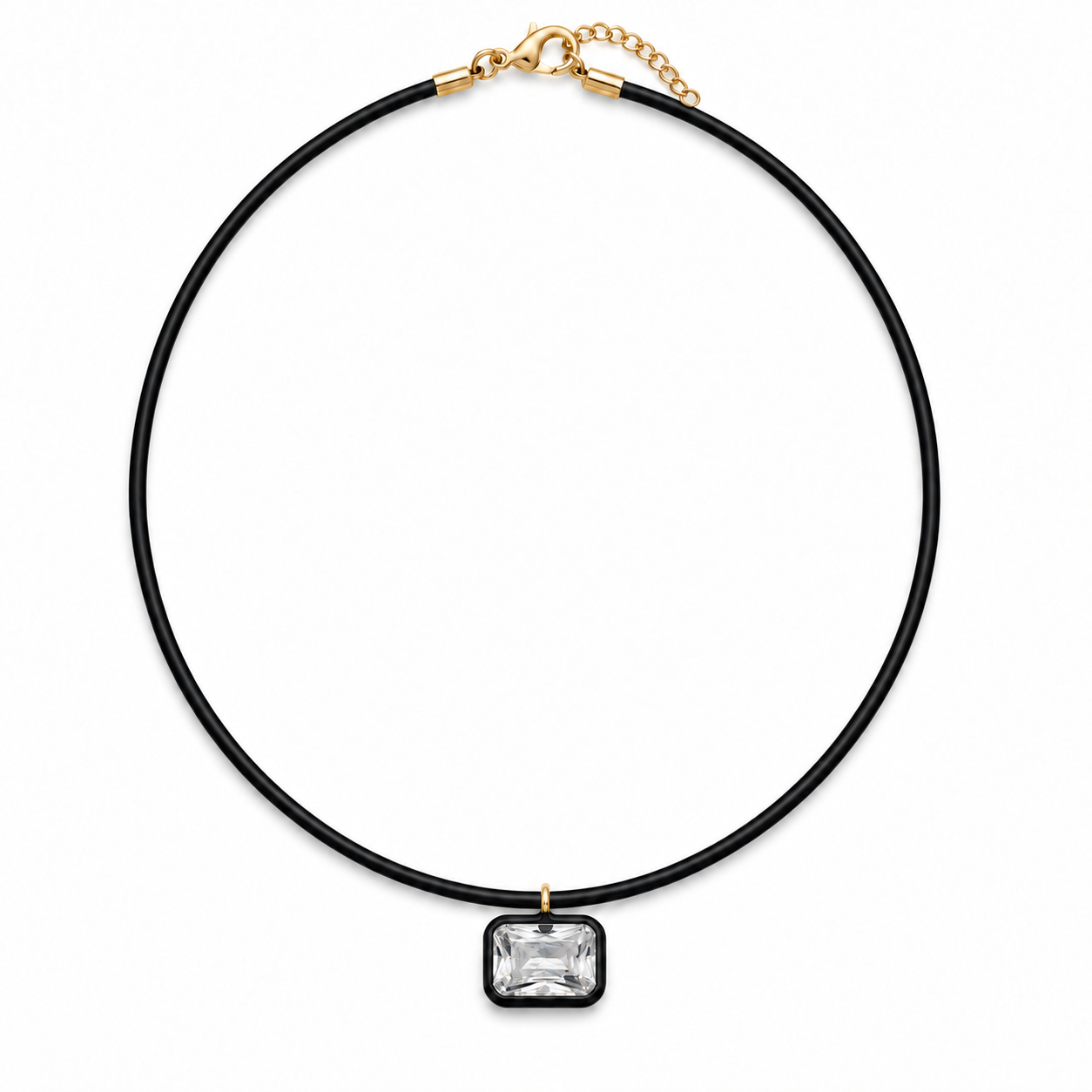 Color Cord Pendant Necklace