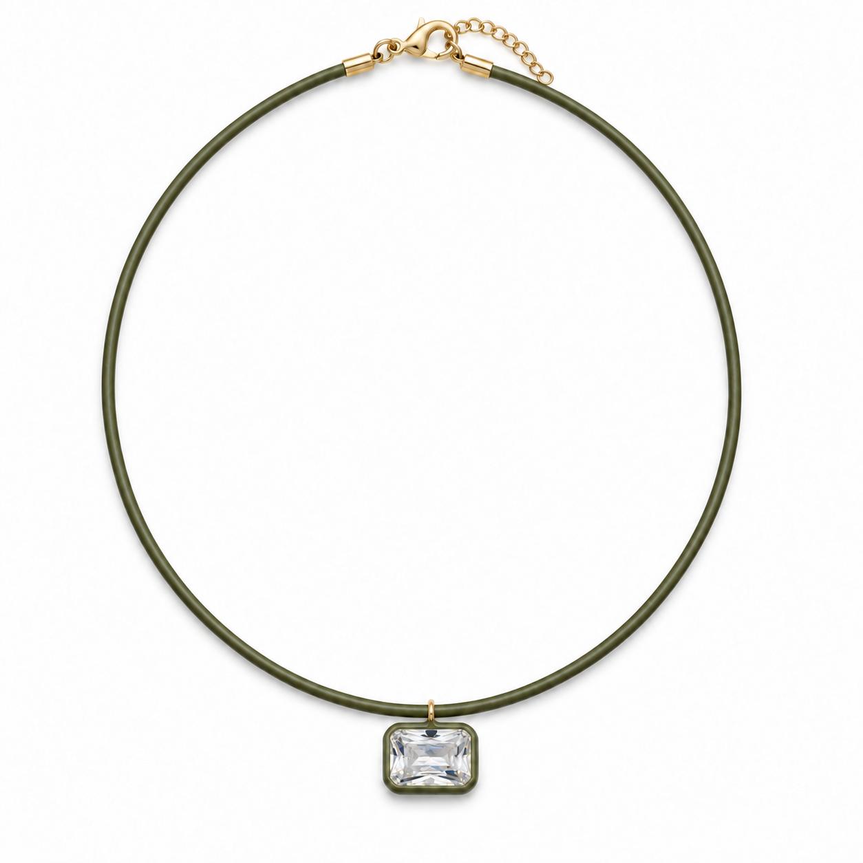 Color Cord Pendant Necklace