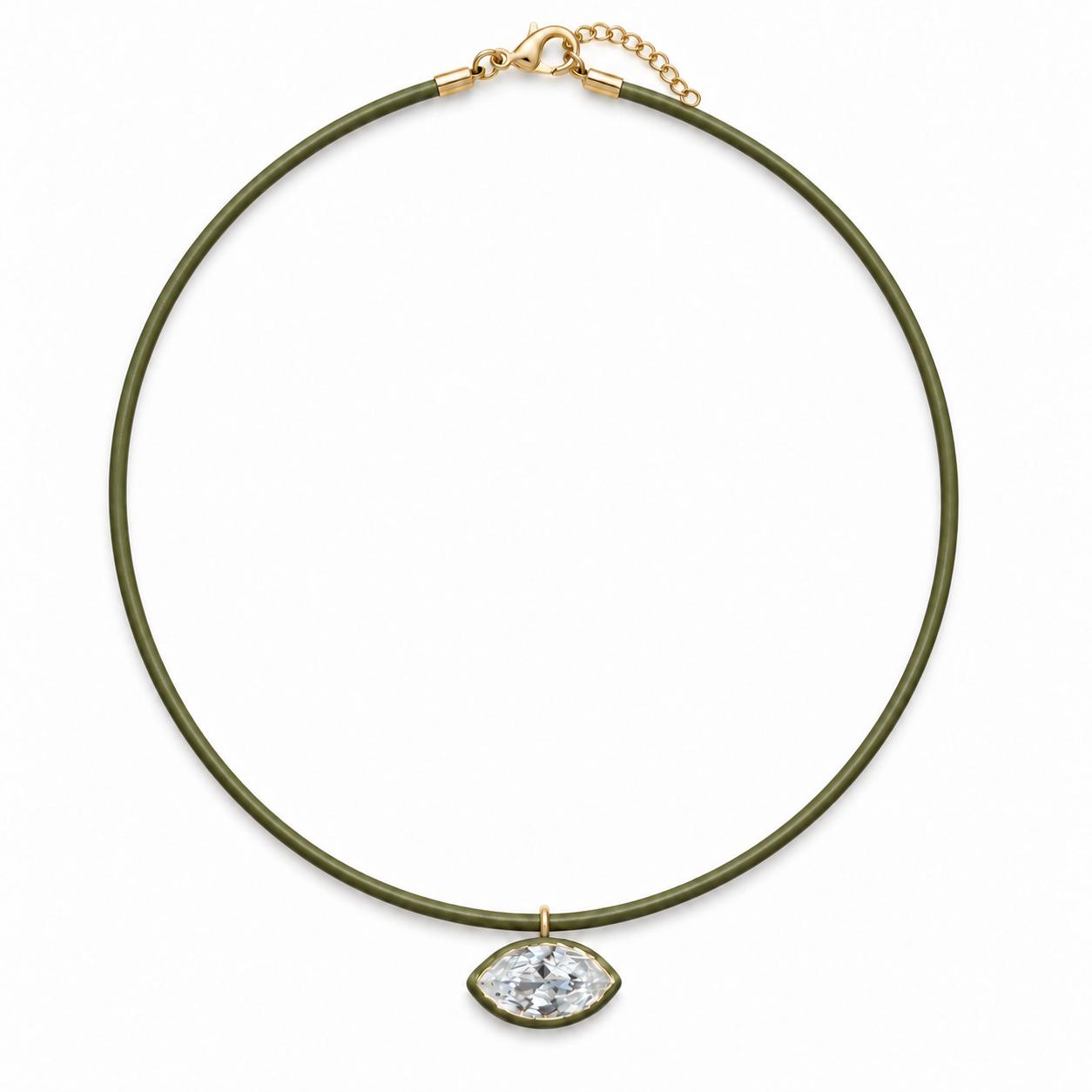 Color Cord Pendant Necklace