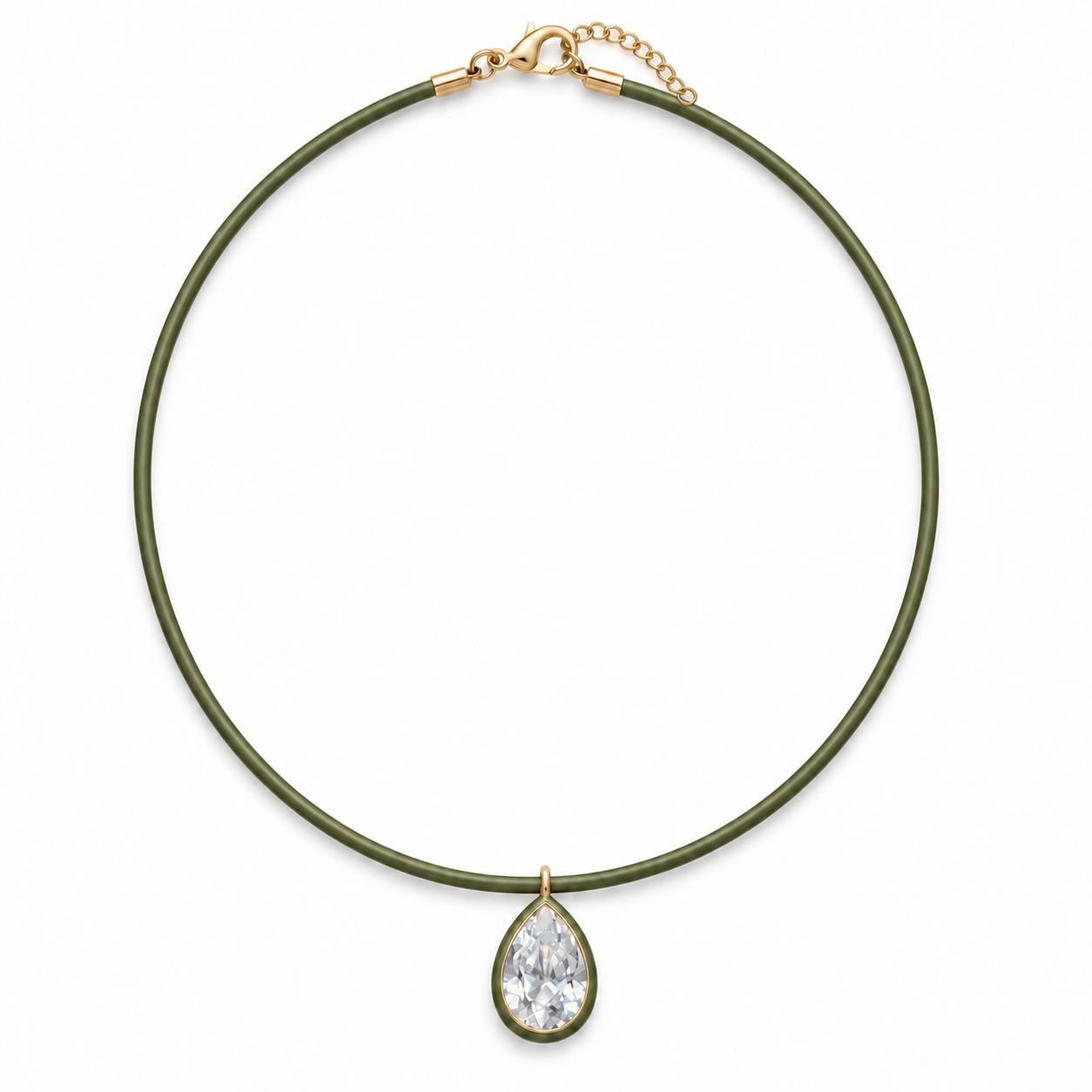 Color Cord Pendant Necklace