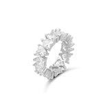 Heart Prong-Set Eternity Band