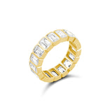 Emerald Bezel-Set Eternity Band