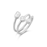 Multi Shape Spiral Ring