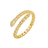 Thin Pave Snake Ring