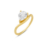 Pear Pinky Ring