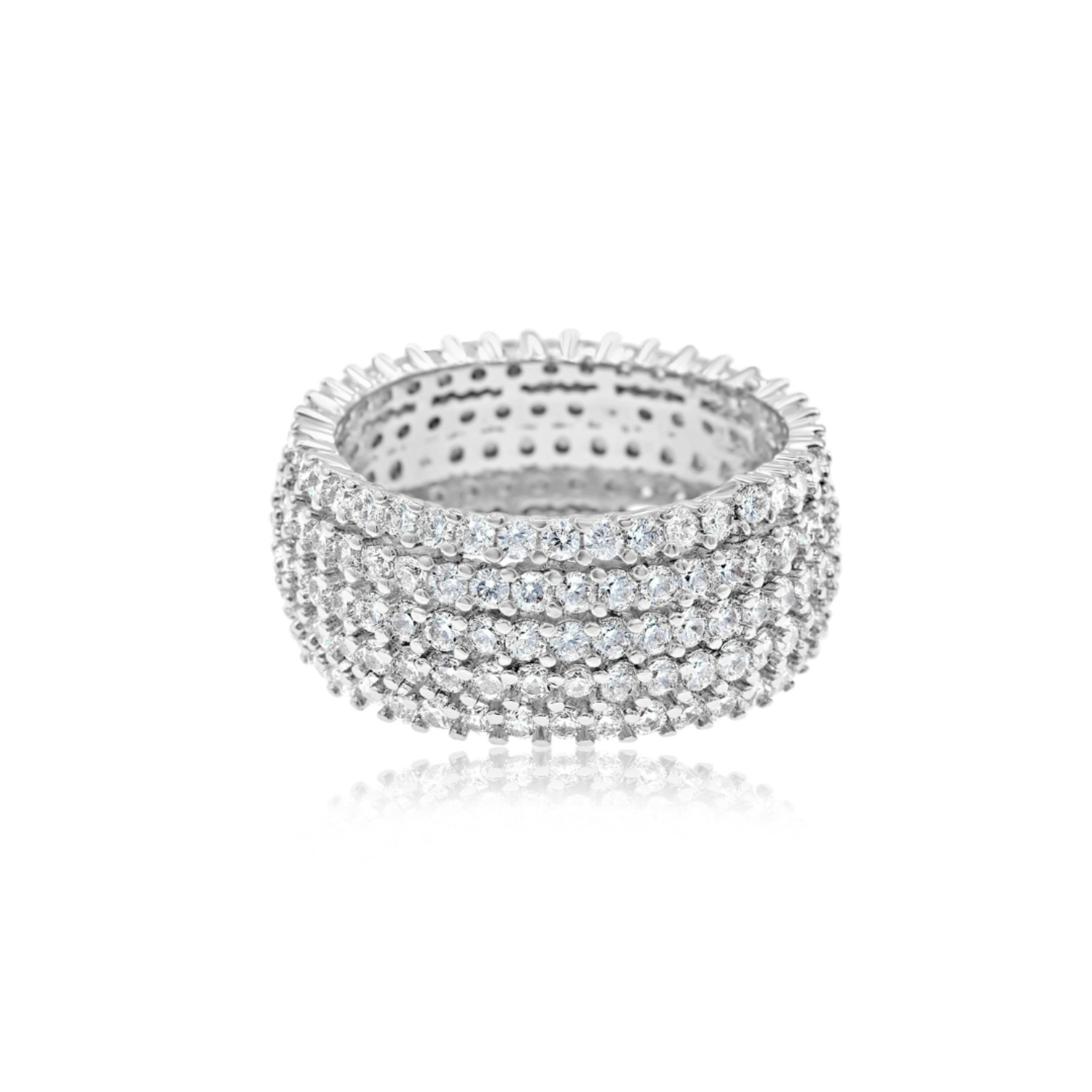 Pave Cigar Ring