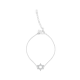 Pave Star of David Bracelet