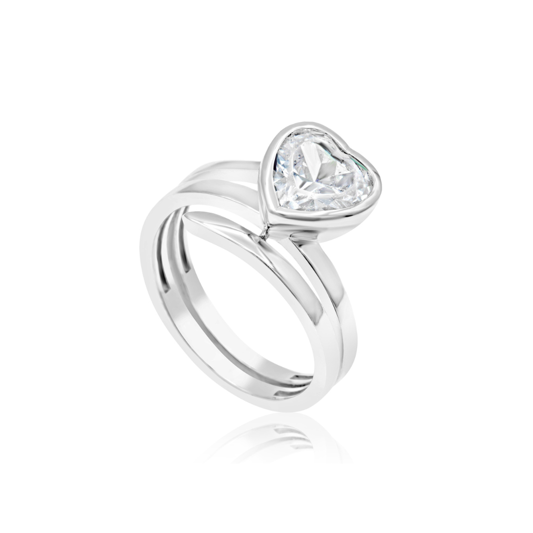 Spiral Heart Ring