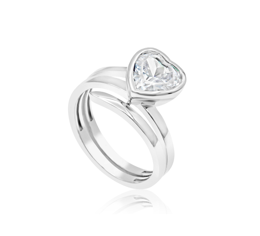 Spiral Heart Ring