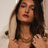 Beaded Ball Bar Necklace