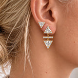 Triangle Drop Earrings