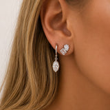 Victorian Style Fancy Shape Drop Earrings