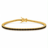 Classic 2mm Black Tennis Bracelet