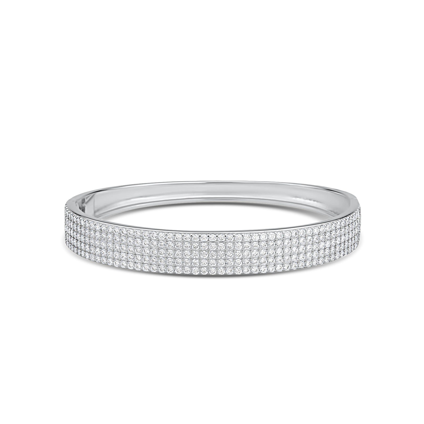 Five Row Pave Bangle