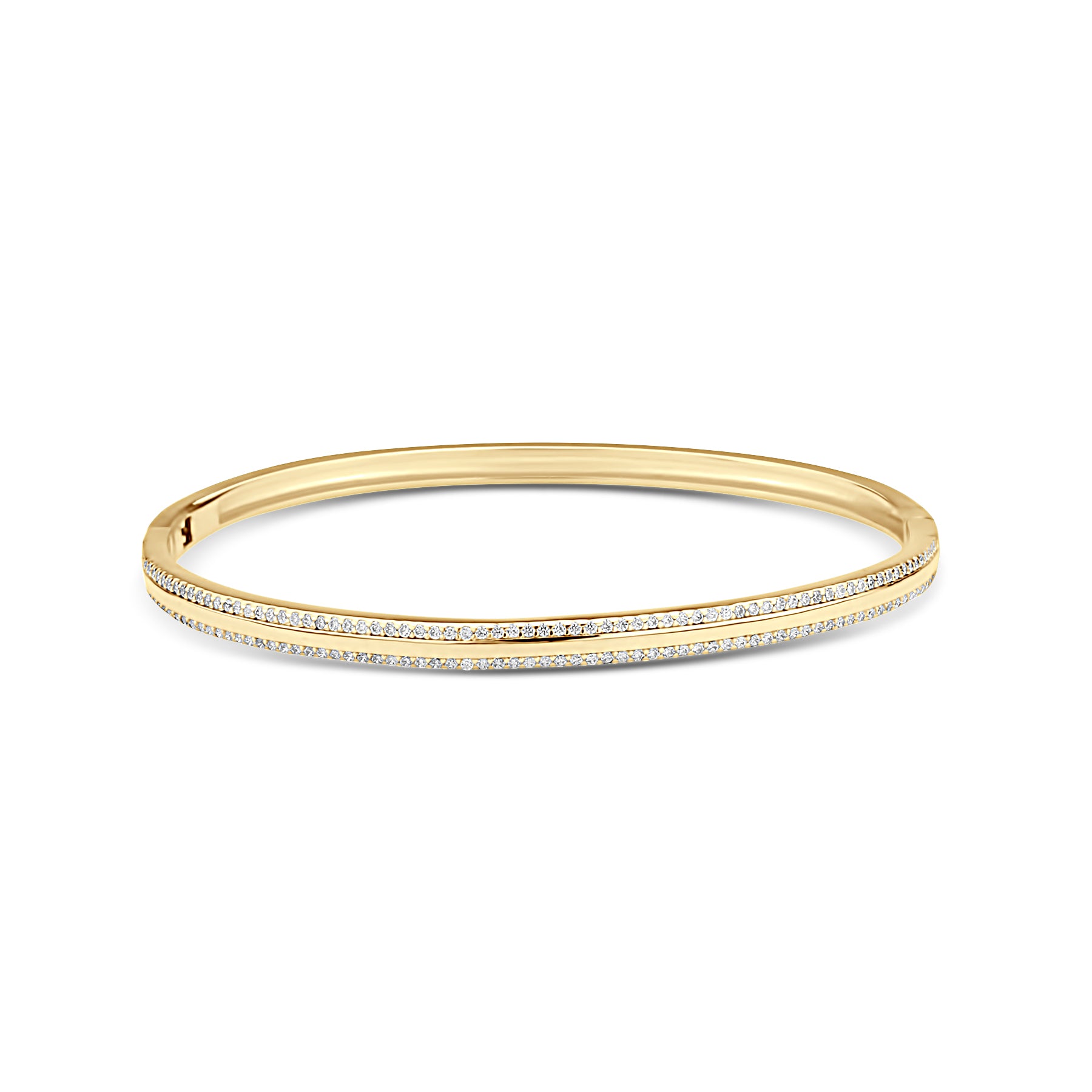 Thin Pave Outline Bangle – SHOPSHYMI
