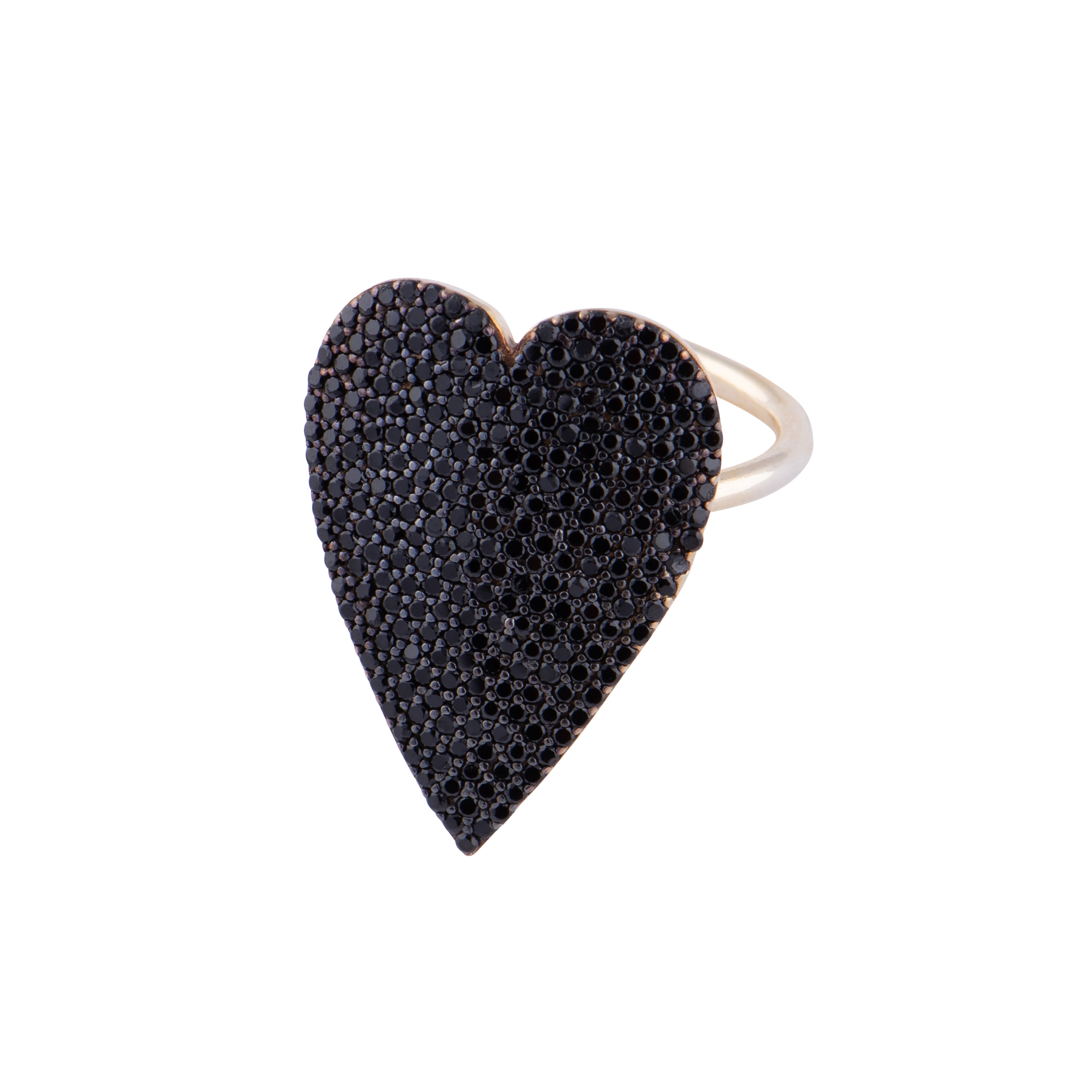 Pave Heart Ring