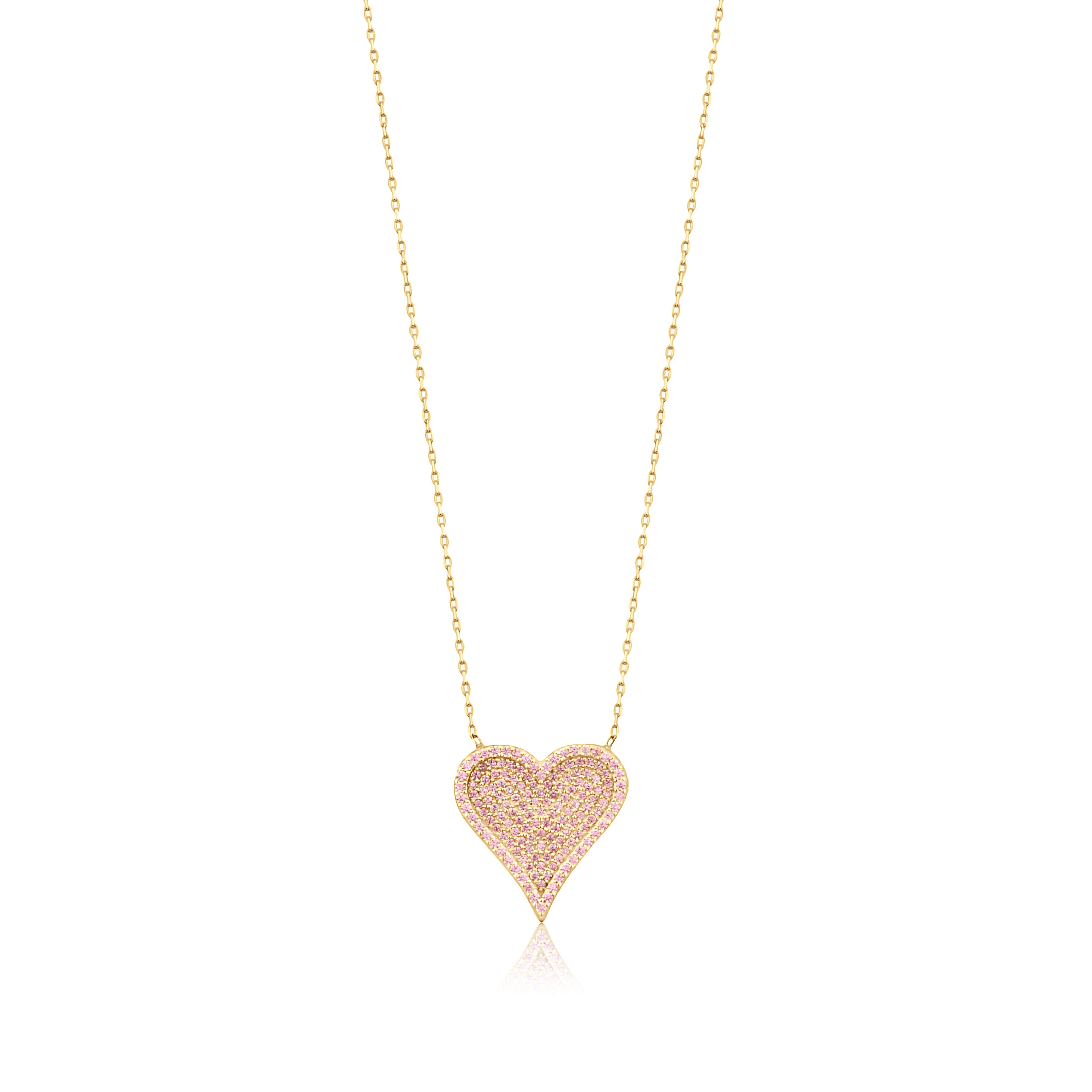 Contour Pave Heart