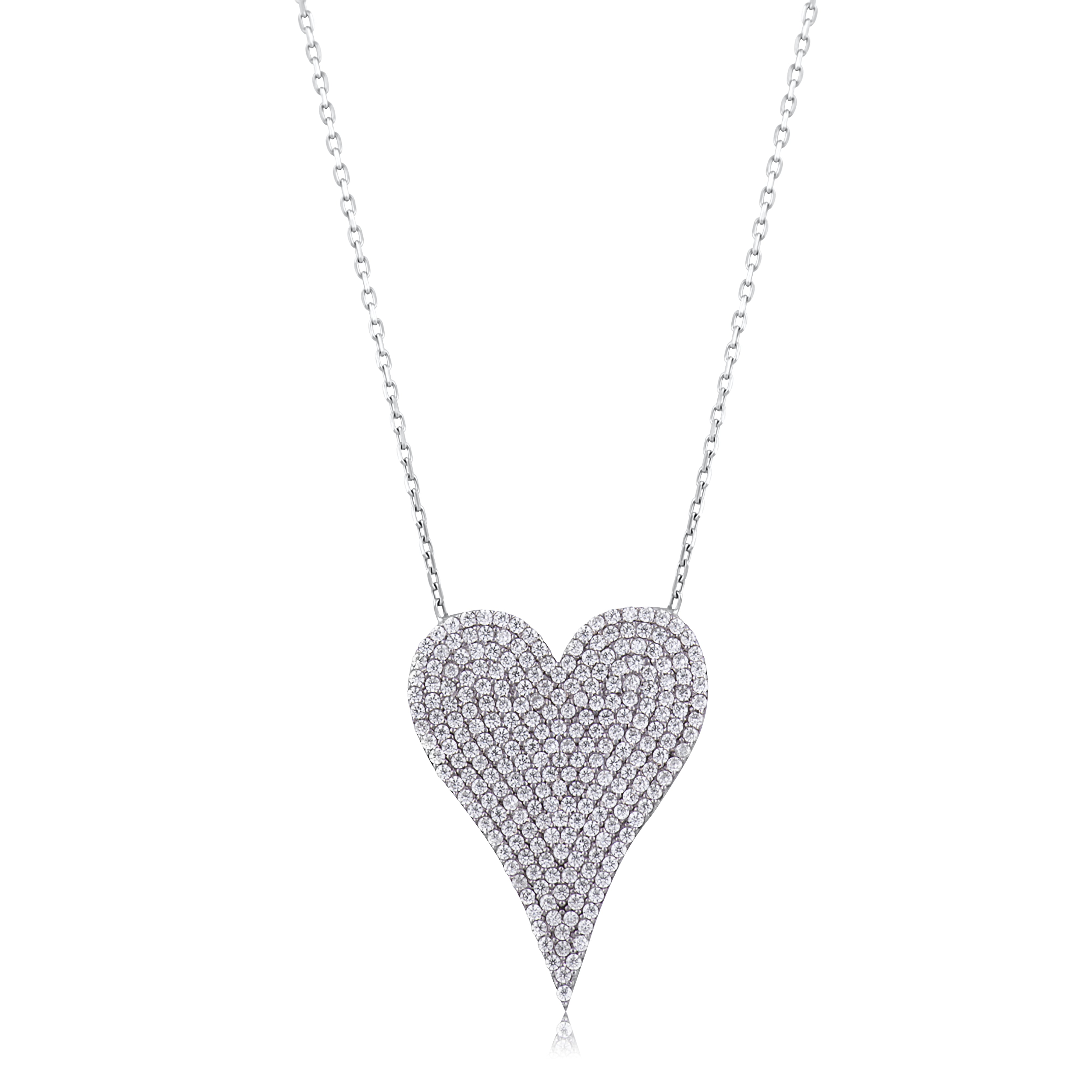 Large Pave Heart