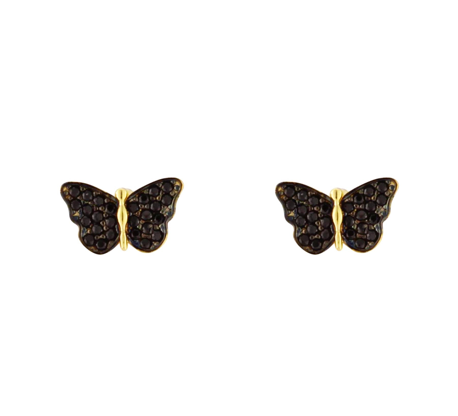 Pave Butterfly Studs